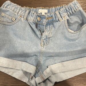 Light Blue Denim Shorts